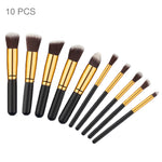 10 PCS Professional Makeup Brushes Set Makeup Tools