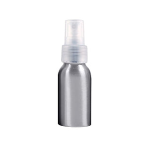 Refillable Glass Fine Mist Atomizers Aluminum Bottle, 50ml