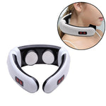 Household Electric Pulse Shock Neck Massager Intelligent Body Massager, Battery Powered (Not Include Battery)