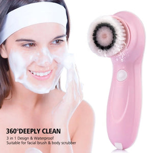 1.2W USB Charging Electronic Cleaning Face Beauty Instrument Pores Nose Blackhead Facial Cleansing Brush
