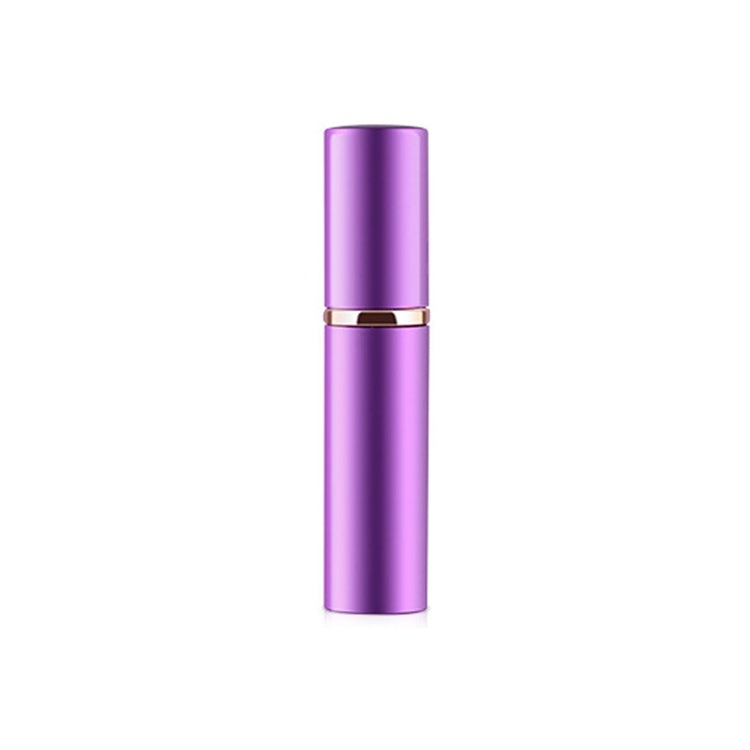 Portable Mini Refillable Glass Perfume Fine Mist Atomizers with Metallic Exterior, 5ml