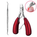 2 in 1 Nail Clipper for Paronychia Stainless Steel Olecranon Nail Nipper & Ingrown Nail Lifter