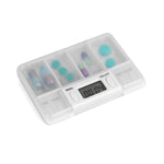 Portable Transparent Travel Pills Reminder Multi-Alarm
