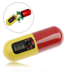 Portable Timer Pill Medicine Reminder Drug Box Keychain