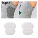 10pcs Disposable Self-adhesive Armpit Cotton Sweat Pads Underarm Absorbents