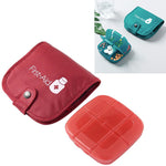 Portable Pill Medicine Storage Box Travel Pill Case Bag Organizer