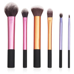 6pcs / Set Makeup Brushes Set Cosmetic Eyeshadow Powder Foundation Blush Lip Brush