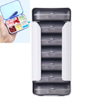 Home Travel Plastic Pill Box Drawer Pill Box Portable Storage Box