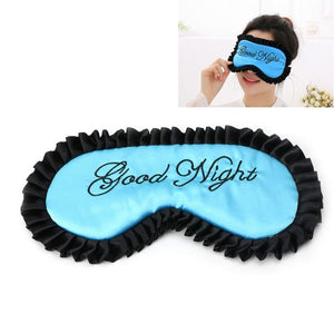 Comfortable Imitation Silk Satin Personalized Travel Sleep Mask Eye Cover