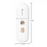 Portable Rechargeable Water Replenishing Device Beauty Humidifying Sprayer, Colour: No. 4 White