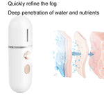 Portable Rechargeable Water Replenishing Device Beauty Humidifying Sprayer, Colour: No. 4 White