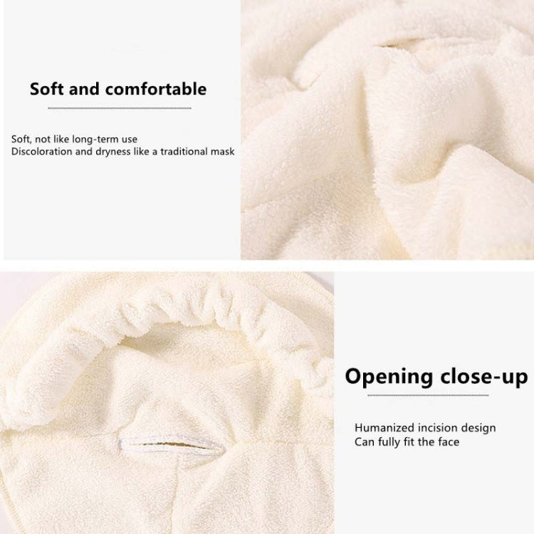 Hot and Cold Compress Facial Towel Face Mask,Style:
