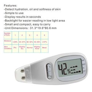 LCD Digital Skin Analyzer Facial Moisture Tester