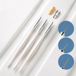 Crystal Light Therapy Pull Line Smudge Nail Pen, Color: 8 PCS/Set Gradient