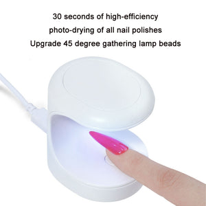 USB Mini Nail Phototherapy Lamp Nail Polish Baking Lamp, Color: