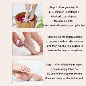 2 In 1 Hair Removal Foot Grinder Foot Peeling Pedicure Tool Epilator