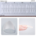 10pairs Of 100pcs/Box Frosted False Nails Artificial Tip