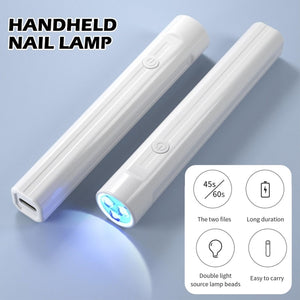 Small Portable Handheld Nail Polish Light Therapy Machine