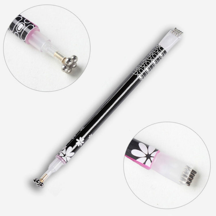 3 PCS Cat Eye Gel Magnet Pen Double Head Magnetic Pen Plum Branding Flower Magnetic Pen Nail Cat Eye Magnet New Tool